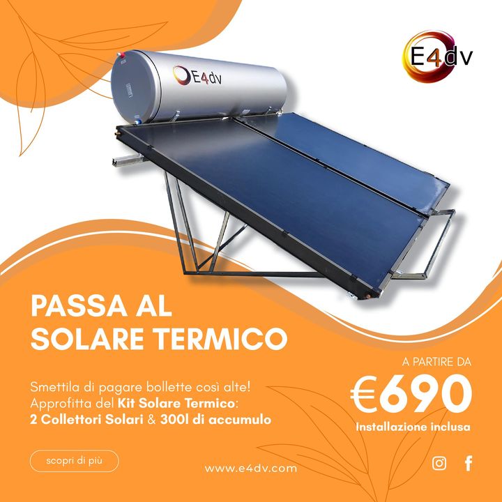 Kit Solare Termico: Efficienza e Sostenibilità ☀️ 

Il nostro kit