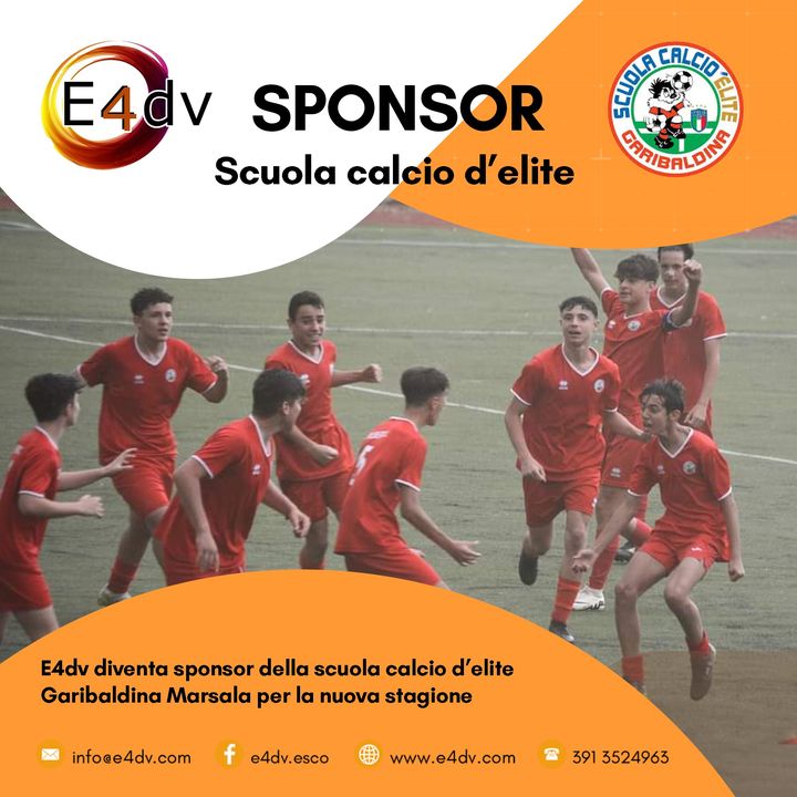 E4DV SPONSOR UFFICIALE 😉

E4DV diventa sponsor ufficiale della Scuola Calcio