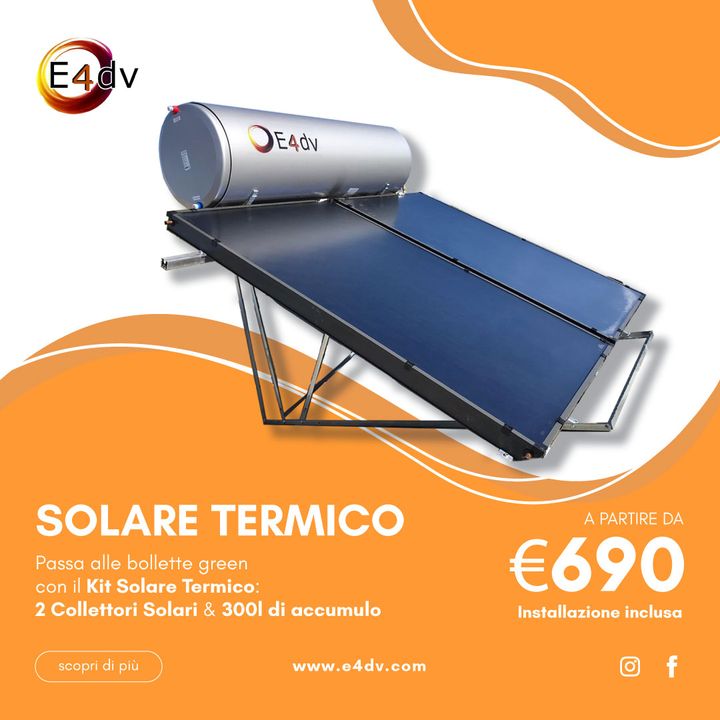 🌞 Solare Termico: Energia Pulita e Conveniente! 🌱

Diminuisci le bollette