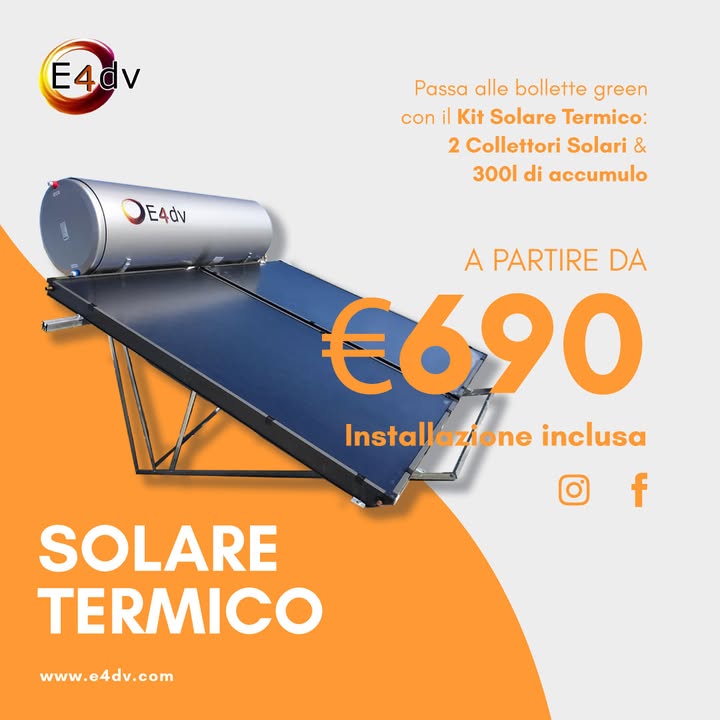 🌞 Solare Termico: Energia Pulita e Conveniente! 🌱

Diminuisci le bollette