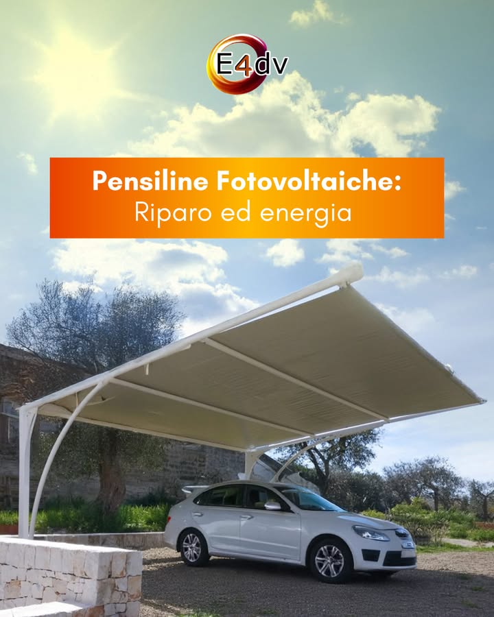 Pensiline Fotovoltaiche: Protezione per l’auto, energia per la tua casa