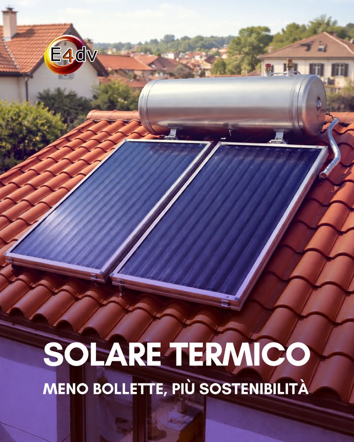 Acqua calda con l’energia del sole.

Con il solare termico puoi