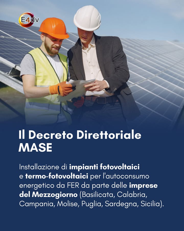 Con il Decreto Direttoriale MASE n. 424/2025, il Ministero ha